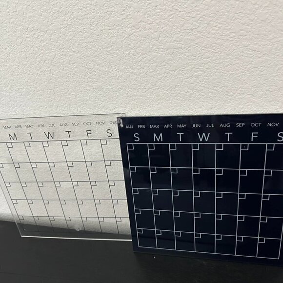 NEW VIEW Acrylic Dry Erase Calendar - Picture 1 of 1